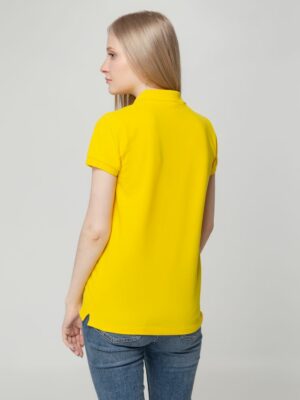 Рубашка поло женская Virma Lady, желтая — изображение 7