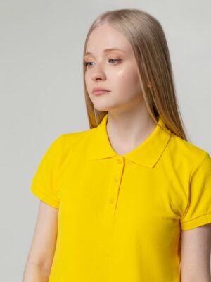 Рубашка поло женская Virma Lady, желтая — изображение 8