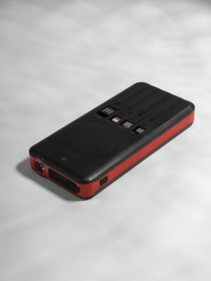 Аккумулятор с беспроводной зарядкой Holiday Maker Wireless, 10000 мАч, красный — изображение 9
