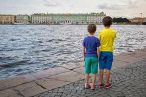 Футболка детская T-Bolka Kids, желтая — изображение 7