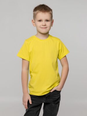 Футболка детская T-Bolka Kids, желтая — изображение 5
