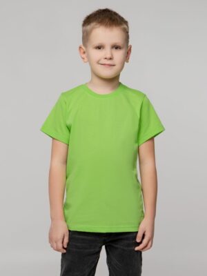 Футболка детская T-Bolka Kids, зеленое яблоко — изображение 5