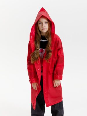 Дождевик детский RainDrop Kids, красный — изображение 12