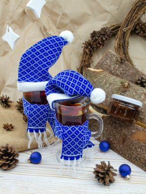 Шапочка на игрушку Dress Cup, синяя — изображение 3