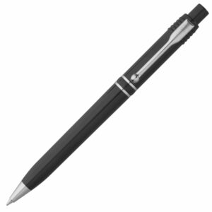 Ручка шариковая Raja Chrome, черная — изображение 3
