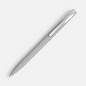 Ручка шариковая Pin Soft Touch, серая — изображение 2