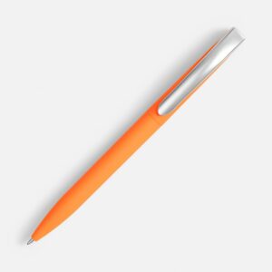 Ручка шариковая Pin Soft Touch, оранжевая — изображение 2