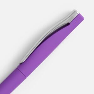 Ручка шариковая Pin Soft Touch, фиолетовая — изображение 3