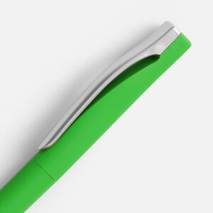 Ручка шариковая Pin Soft Touch, зеленая — изображение 3