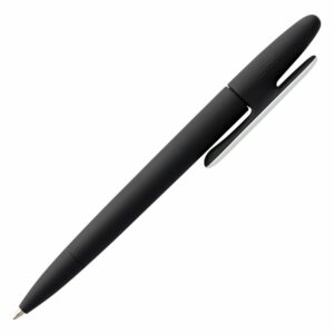 Ручка шариковая Prodir DS5 TRR-P Soft Touch, черная с белым — изображение 3