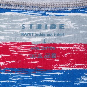 Футболка мужская Rayet двусторонняя, красная с синим — изображение 5