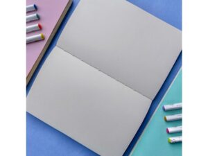 Скетчбук Sketch & Art в мягком переплете 140х210 мм, 100 л. бежевой бумаги 100 гр., черный — изображение 5