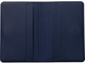 Футляр-книжка на 4-е карты с RFID Favor, темно-синий — изображение 3
