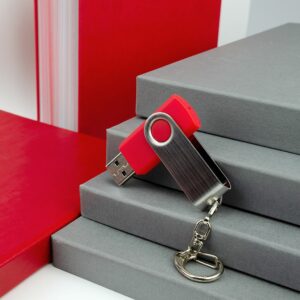 Флешка Twist, красная, 8 Гб — изображение 4