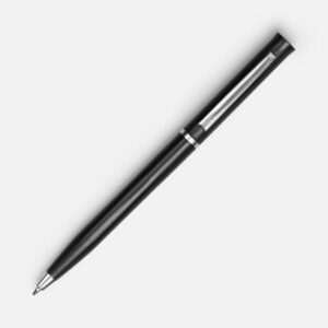Ручка шариковая Euro Chrome, черная — изображение 2
