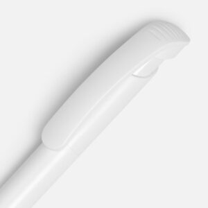 Ручка шариковая Clear Solid, белая — изображение 3