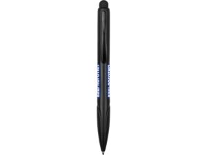 Ручка-стилус шариковая Light, черная с синей подсветкой — изображение 4