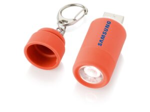 Мини-фонарь Avior с зарядкой от USB, красный — изображение 2