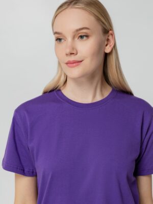 Футболка унисекс T-bolka 140, фиолетовая — изображение 8