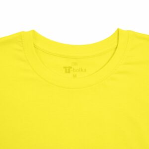 Футболка унисекс T-bolka 140, желтая — изображение 3