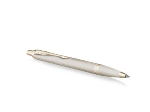 Шариковая ручка Parker IM Professionals Monochrome Champagne, стержень:M, цвет чернил: blue, в подарочной упаковке. — изображение 3