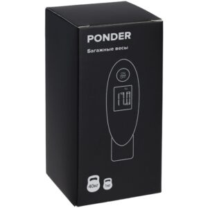 Дорожные весы Ponder, белые — изображение 7