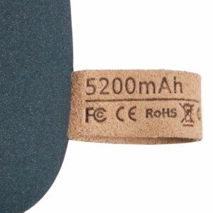 Внешний аккумулятор Pebble 5200, серо-синий — изображение 3
