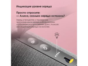 Умная портативная колонка Яндекс Станция Стрит с Алисой, черный (YNDX-00030BLK) — изображение 4