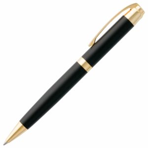 Ручка шариковая Razzo Gold, черная — изображение 2
