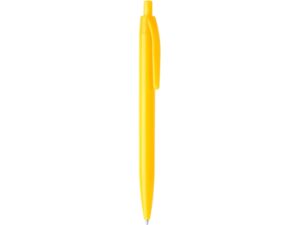Ручка пластиковая шариковая STIX, черные чернила, желтый — изображение 3