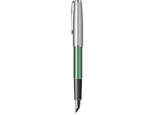 Перьевая ручка Parker Sonnet Essentials Green SB Steel CT, перо: F, цвет чернил: black, в подарочной упаковке. — изображение 3