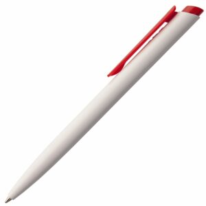 Ручка шариковая Senator Dart Polished, бело-красная — изображение 2