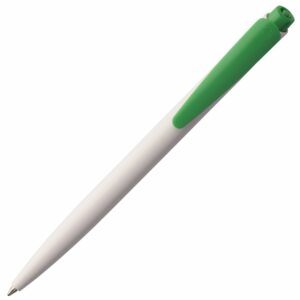 Ручка шариковая Senator Dart Polished, бело-зеленая — изображение 3