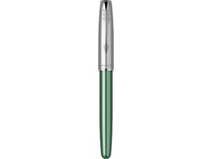 Перьевая ручка Parker Sonnet Essentials Green SB Steel CT, перо: F, цвет чернил: black, в подарочной упаковке. — изображение 5