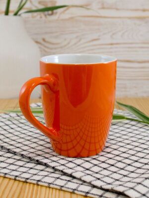 Кружка Good Morning, оранжевая — изображение 3