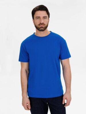 Футболка унисекс T-Bolka 180, ярко-синяя — изображение 6