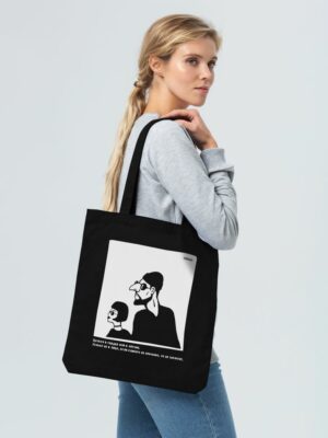 Холщовая сумка «Леон», черная — изображение 6