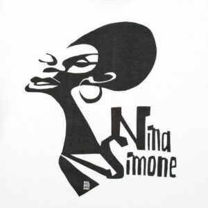 Футболка женская «Меламед. Nina Simone», белая — изображение 3