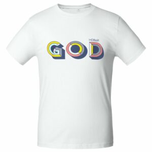 Футболка мужская «Новый GOD», белая — изображение 2