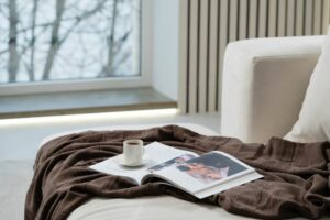 Плед Pleat, коричневый — изображение 5