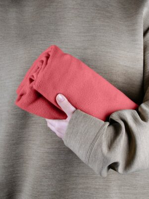 Флисовый плед Warm&Peace, розовый (коралловый) — изображение 4