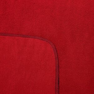 Флисовый плед Warm&Peace XL, красный — изображение 3