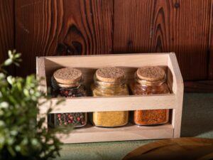 Набор Delicio из трех специй в подставке из бука — изображение 14