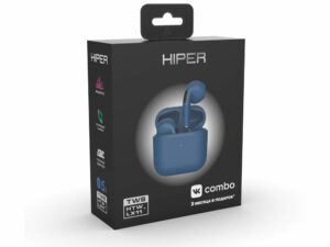 Беспроводные наушники HIPER TWS Lazo X11 Blue (HTW-LX11) Bluetooth 5.3 гарнитура, Синий — изображение 2