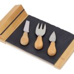 Набор для сыра из сланцевой доски и ножей Bamboo collection Taleggio (Р)