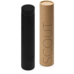 Термос Scout софт-тач, тубус, черный