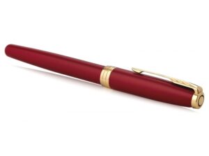 Перьевая ручка Parker Sonnet Red GT Intense, перо: F, цвет чернил: black, в подарочной упаковке — изображение 5