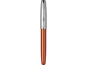 Перьевая ручка Parker Sonnet Essentials Orange SB Steel CT, перо: F, цвет чернил black, в подарочной упаковке. — изображение 5