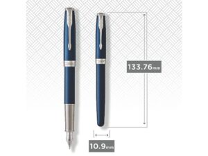 Перьевая ручка Parker Sonnet , Subtle Blue Lacquer CT стержень:Fblk — изображение 8
