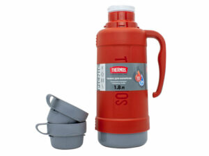 Термос со стеклянной колбой тм THERMOS PICNIC 40 Series Red 1,8L — изображение 4